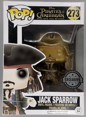 #273 Jack Sparrow (Gold) Disney Pirates of The Caribbean