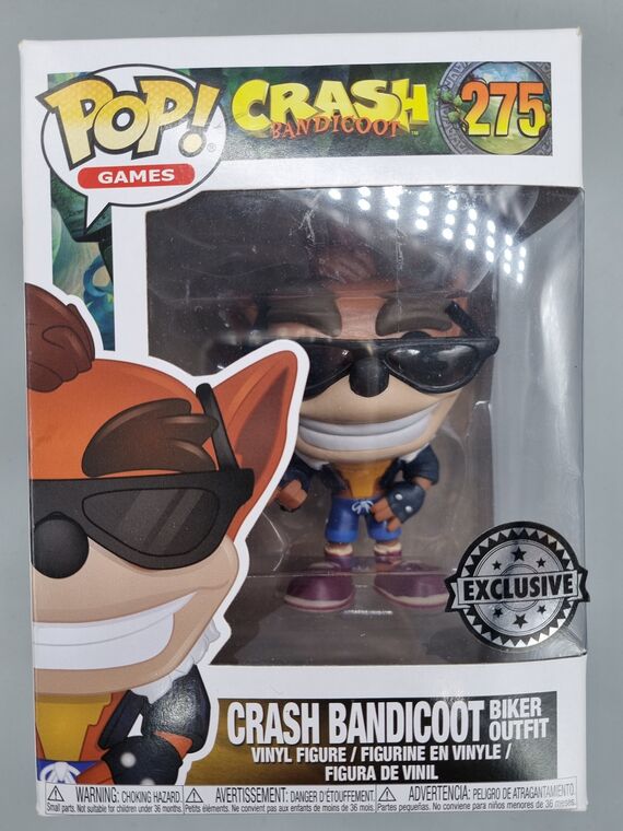 #275 Crash Bandicoot (Biker Outfit) - Crash Bandicoot