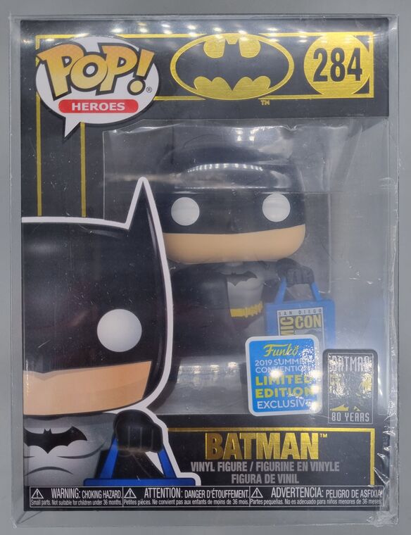 #284 Batman (w/ Bag) - DC Heroes - 2019 Con Limited Edition