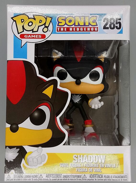 #285 Shadow - Sonic The Hedgehog - BOX DAMAGE