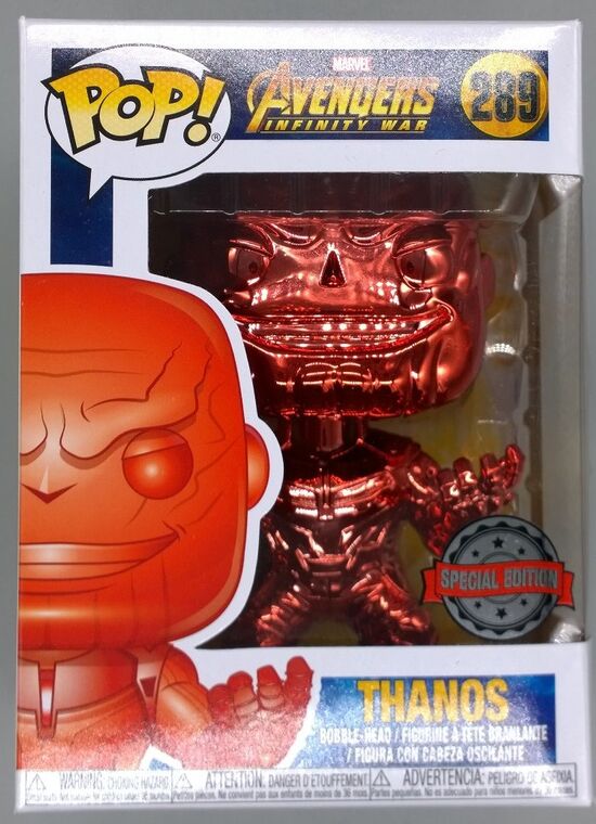 #289 Thanos (Red) - Chrome - Marvel Avengers Infinity War