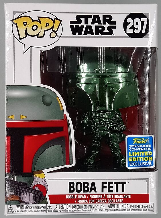 #297 Boba Fett (Green) - Chrome - Star Wars - 2019 Con