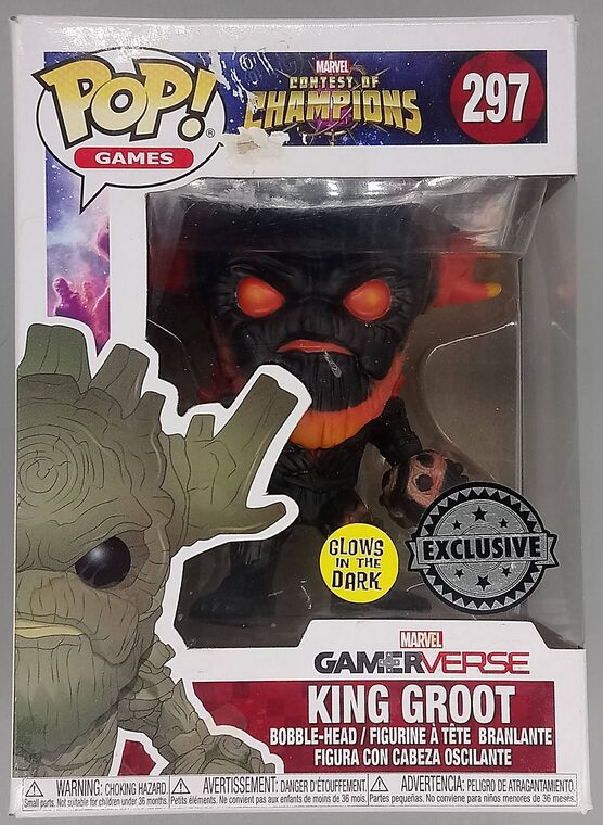 #297 King Groot (Scorched) Glow Marvel Contest of BOX DAMAGE