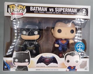 [2 Pack] Batman vs Superman - Metallic DC Batman vs Superman