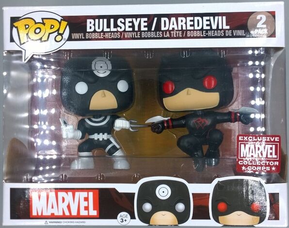 [2 Pack] Bullseye / Daredevil - Marvel Collector Corps Exc