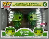 [2 Pack] Green Giant and Sprout - Metallic - Ad Icons