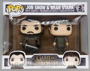 [2 Pack] Jon Snow & Bran Stark - Game of Thrones DAMAGED