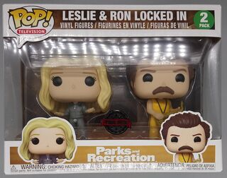 [2 Pack] Leslie & Ron Locked In - Parks and Recreation