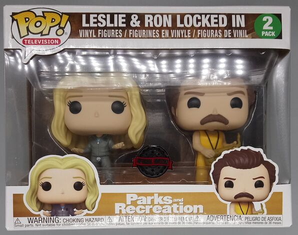 [2 Pack] Leslie & Ron Locked In - Parks and Recreation