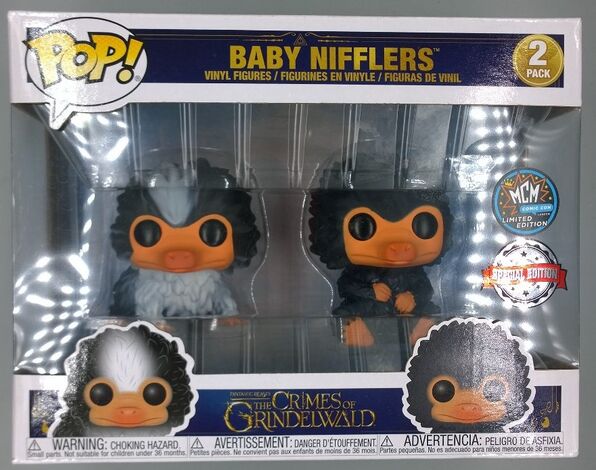 [2 Pack] Baby Nifflers (Black/Gray) - Fantastic Beasts