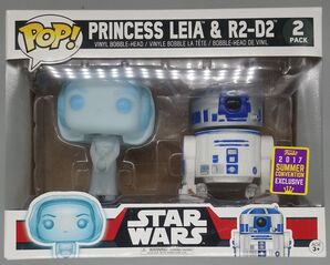 [2 Pack] Princess Leia & R2-D2 - Glow - Star Wars