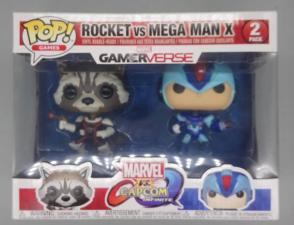 [2 Pack] Rocket vs Mega Man X - Capcom vs. Marvel
