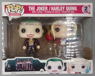 [2 Pack] The Joker & Harley Quinn Metallic DC Suicide Squad
