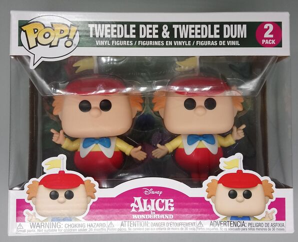 [2 Pack] Tweedle Dee & Tweedle Dum - Disney Alice in Wonder