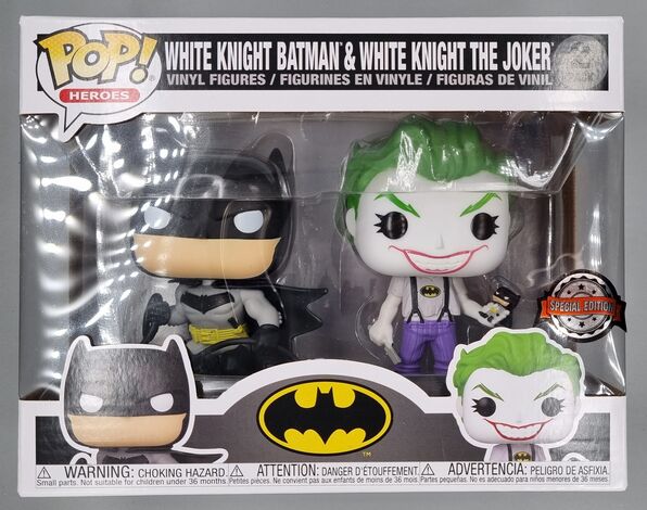 [2 Pack] White Knight Batman & White Knight Joker 30000pc LE