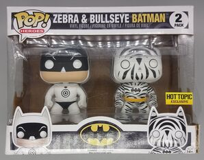 [2 Pack] Zebra & Bullseye Batman - DC Batman - BOX DAMAGE