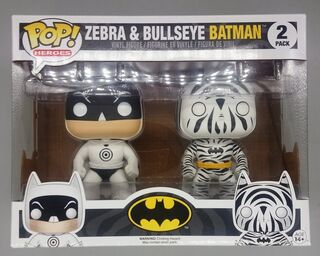 [2 Pack] Zebra & Bullseye Batman - DC Batman