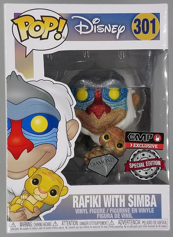 #301 Rafiki with Simba - Diamond - Disney Lion King