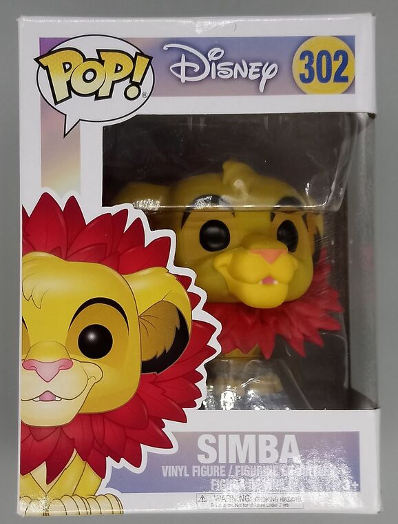 #302 Simba (Leaf Mane) - Disney The Lion King - BOX DAMAGE