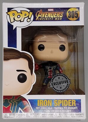 #305 Iron Spider (Unmasked) Marvel Avengers - BOX DAMAGE
