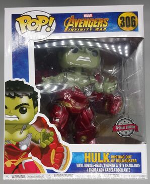 #306 Hulk (Busting Out of Hulkbuster) 6 Inch Marvel A DAMAGE
