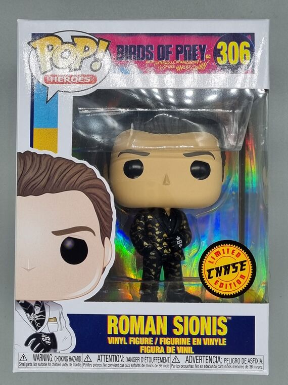 #306 Roman Sionis (Black/Gold, w/ Collectible Card) Chase Po