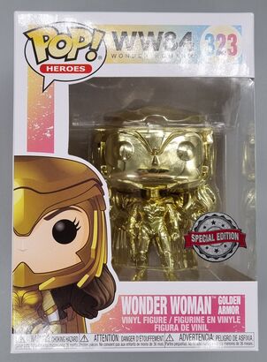 #323 Wonder Woman (Golden Armor, Gold) Chrome - DC WW 1984