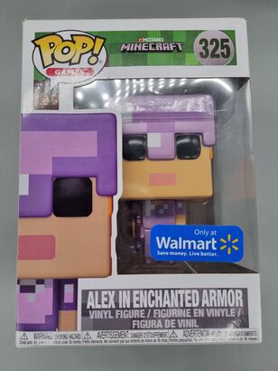 #325 Alex in Enchanted Armor - Pop Games - Minecraft