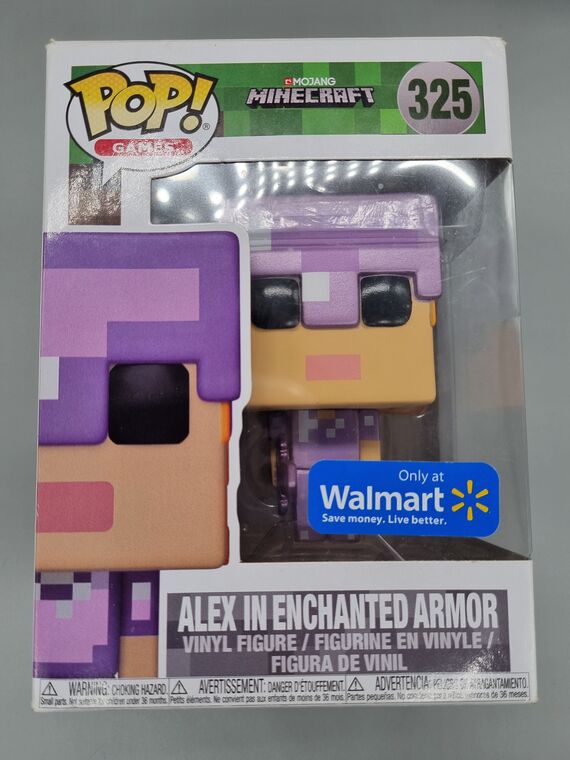 #325 Alex in Enchanted Armor - Pop Games - Minecraft