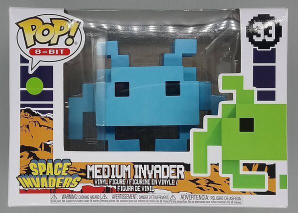 #33 Medium Invader (Blue) - 8-Bit - Space Invaders