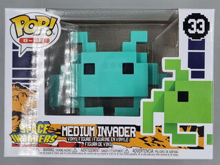 #33 Medium Invader (Teal) - 8-Bit - Space Invaders