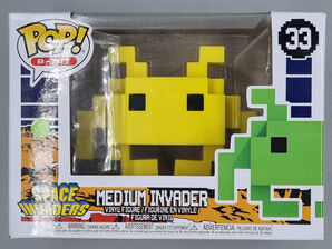 #33 Medium Invader (Yellow) - 8-Bit - Space Invaders