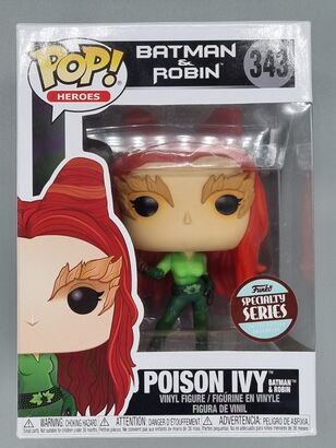 #343 Poison Ivy - DC Batman & Robin - BOX DAMAGE