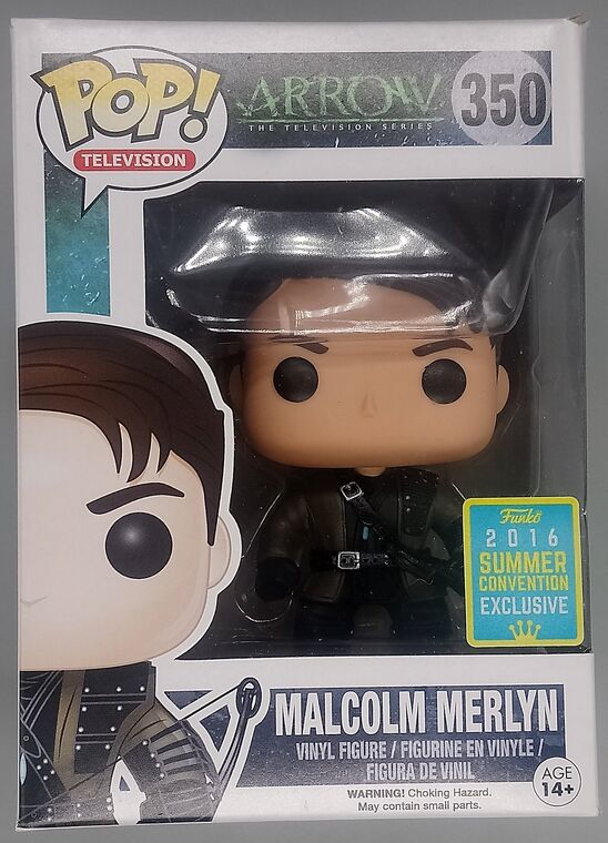 #350 Malcolm Merlyn - Arrow - 2016 Con - BOX DAMAGE