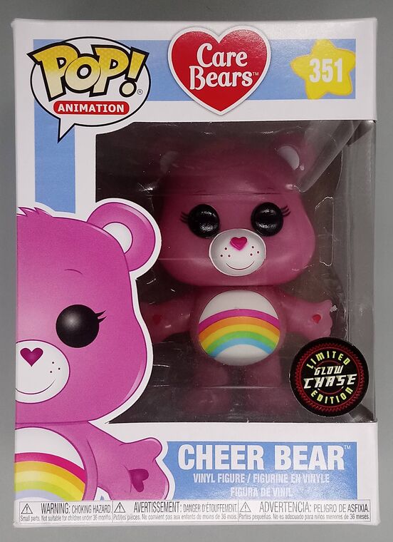 #351 Cheer Bear - Glow Chase Edition - Care Bears