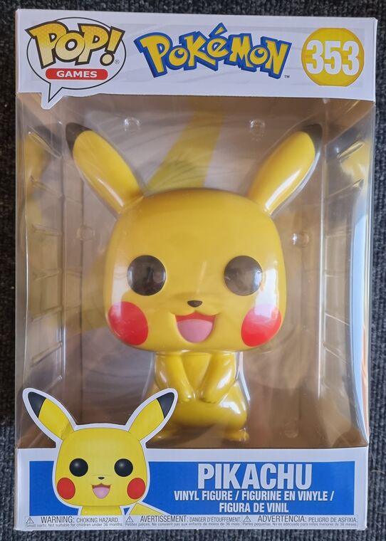 #353 Pikachu - 10 Inch Supersize - Pokemon