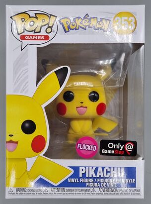 #353 Pikachu - Flocked - Pokemon - Exclusive