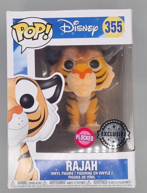 #355 Rajah - Flocked - Disney Aladdin