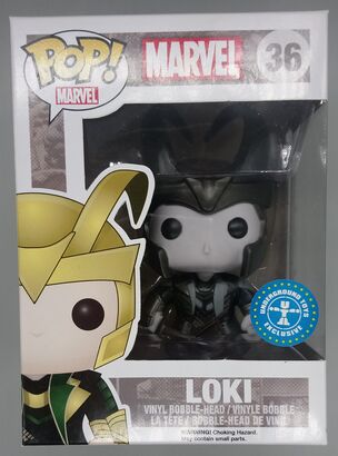 #36 Loki (Helmet) - B&W - Marvel - Exclusive