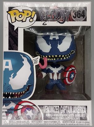 #364 Venomized Captain America - Marvel Venom - BOX DAMAGE