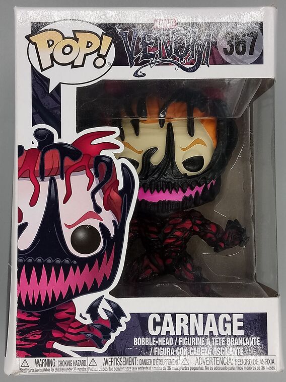#367 Carnage (Cletus Kasady) - Marvel Venom - BOX DAMAGE