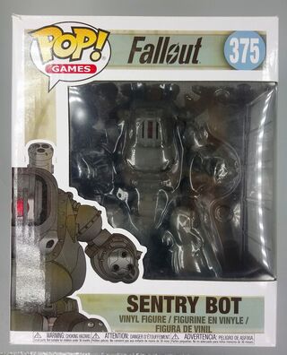 #375 Sentry Bot - 6 Inch - Fallout - BOX DAMAGE