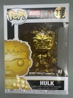 #379 Hulk (Gold) - Chrome - Marvel 10 Years - BOX DAMAGE