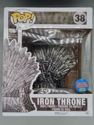 #38 Iron Throne - 6 Inch - Game of Thrones - 2015 BOX DAMAGE
