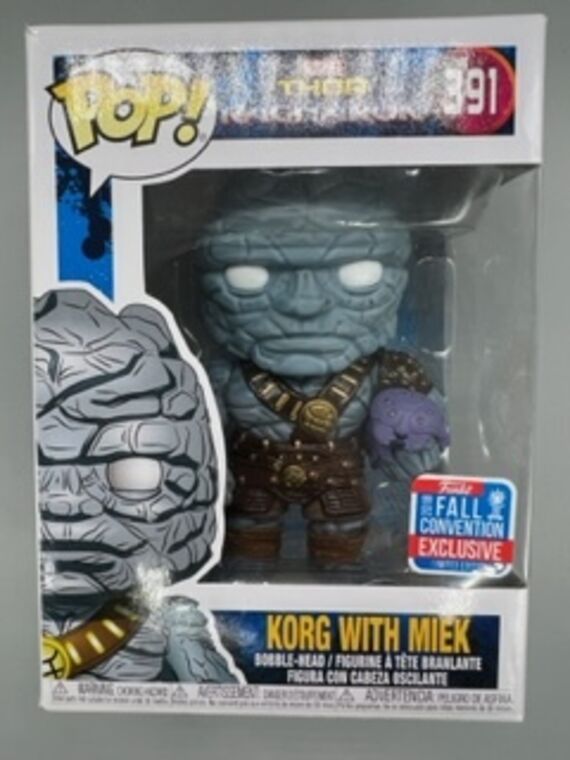 #391 Korg with Miek - Marvel Thor Ragnarok - 2018 Con DAMAGE