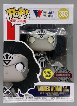 #393 Wonder Woman (Black Lantern) Glow - DC 80th Anniversary