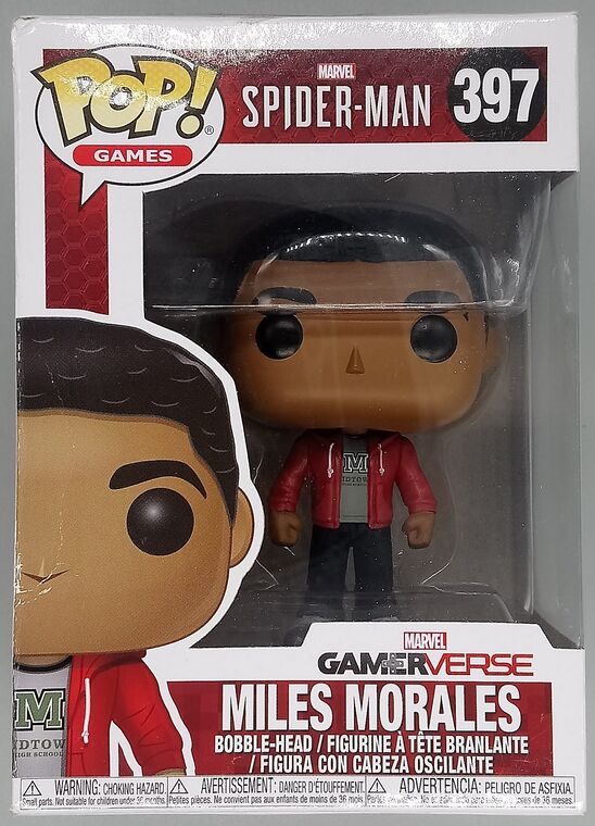 #397 Miles Morales - Marvel Spiderman Game - BOX DAMAGE