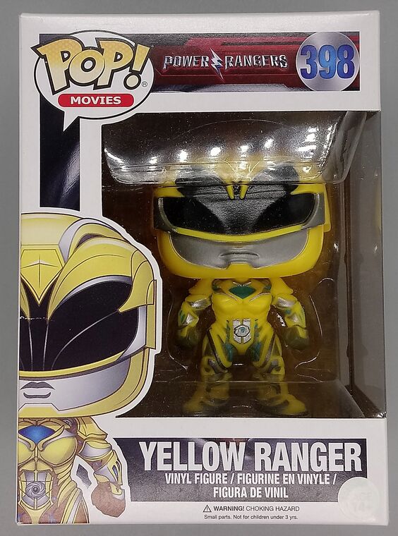 #398 Yellow Ranger - Power Rangers - BOX DAMAGE