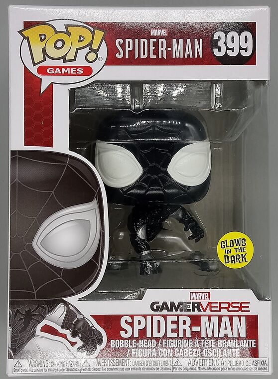 #399 Spider-Man (Negative) - Glow - Marvel Gamerverse