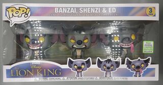 [3 Pack] Banzai, Shenzi & Ed - Disney Lion King